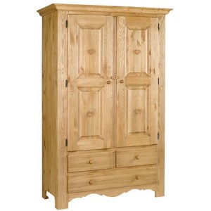 Armoire Coeurs 3 Portes 5 Tiroirs Coeur De Montagne