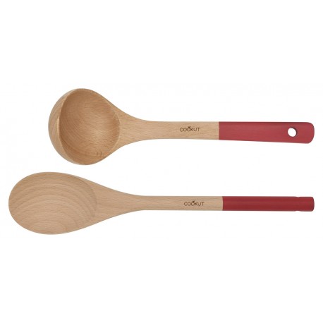 Set de cuillère et louche en bois - Cookut