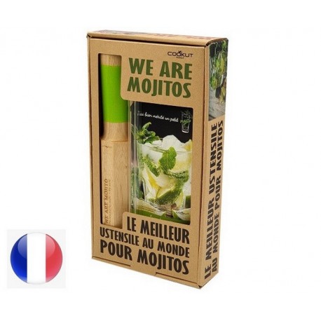 Coffret cadeau mojito, pailles et livre - Cookut